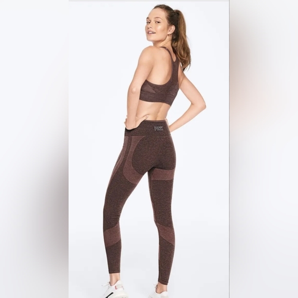 Pink Victoria's secret seamless leggings women's brown size M - Picture 1 of 10